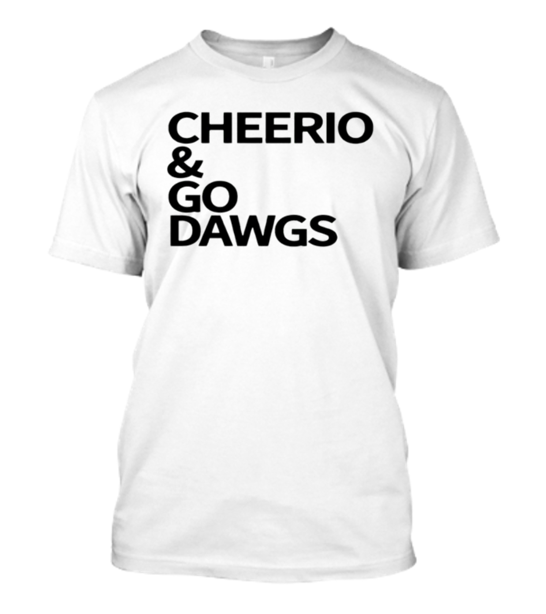 Cheerio And Go Dawgs British Bulldawg T-Shirt
