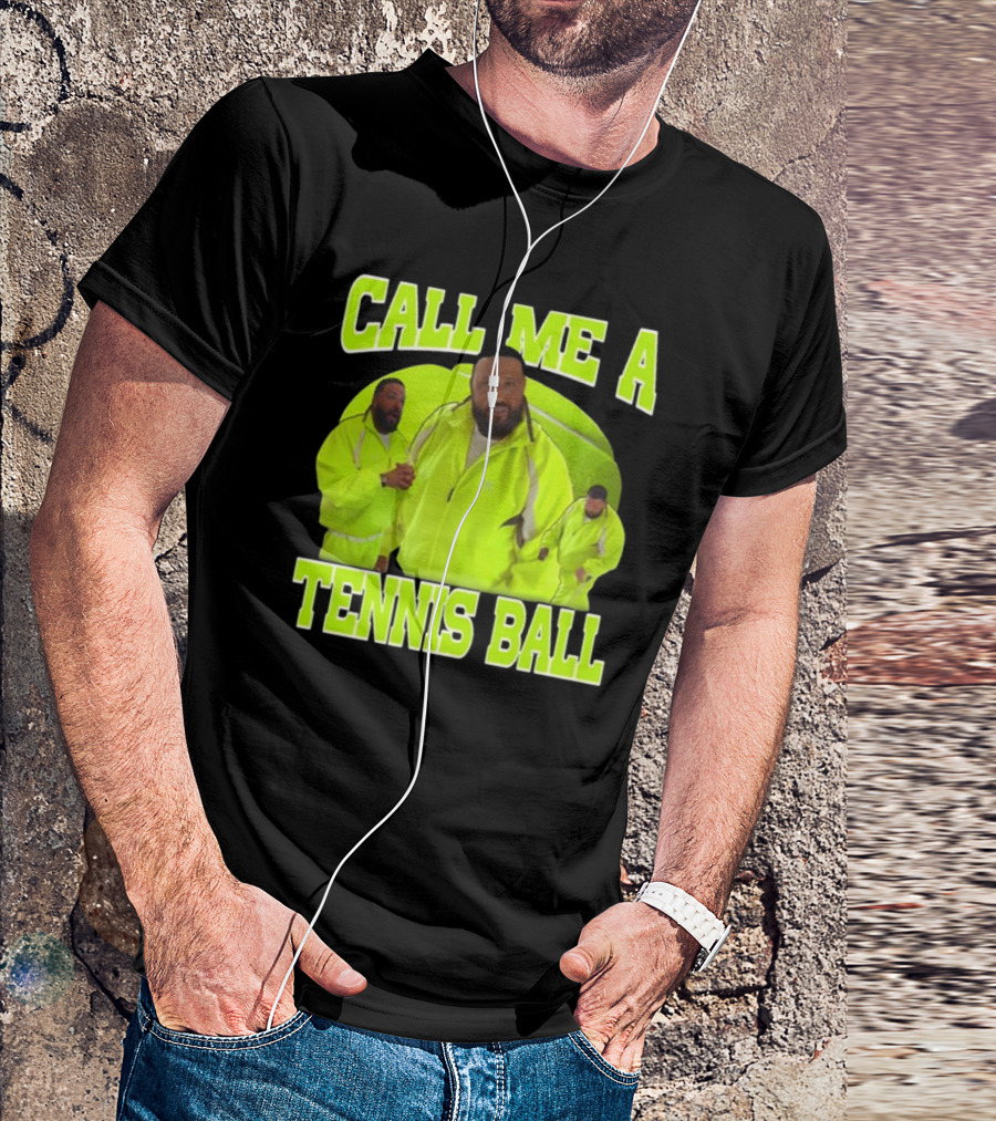 DJ Khaled Call Me A Tennis Ball Neon T-Shirt