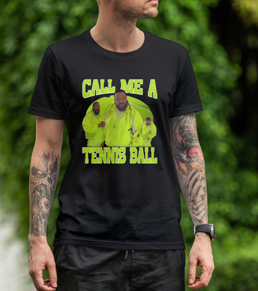 DJ Khaled Call Me A Tennis Ball Neon T-Shirt
