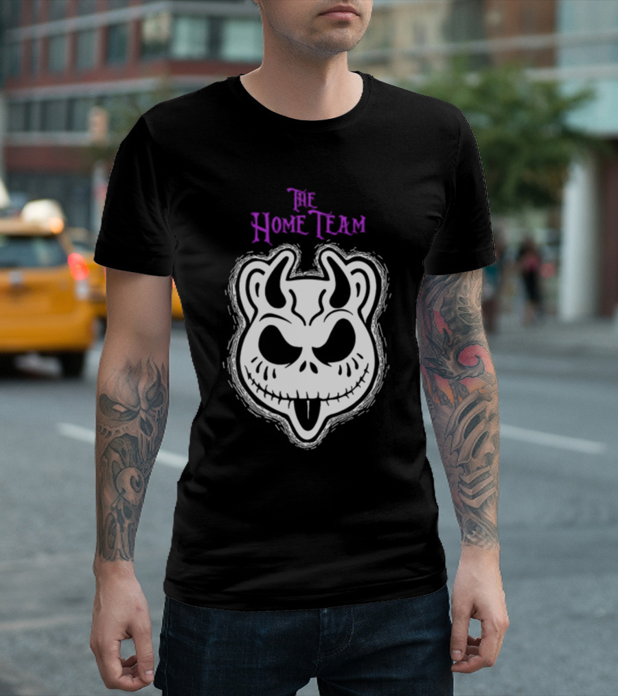 The Home Team Jack Mask Devil Face T-Shirt
