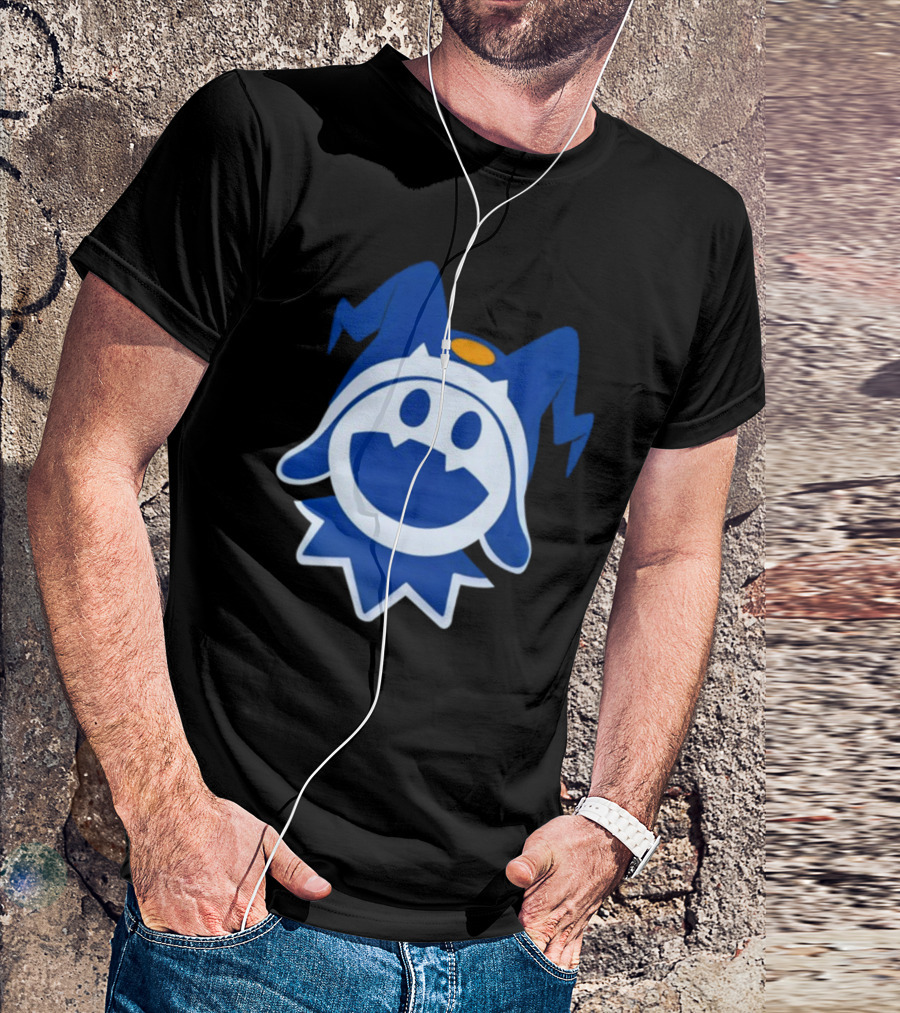Hee Ho Jack Frost Persona Atlus SMT Iconic Blue Character T-Shirt