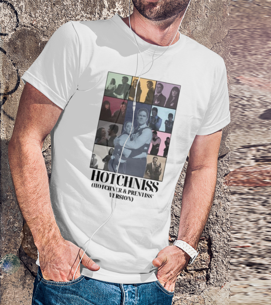 Hotchniss Hotchner And Prentiss Version Multicolor Character Collage T-Shirt