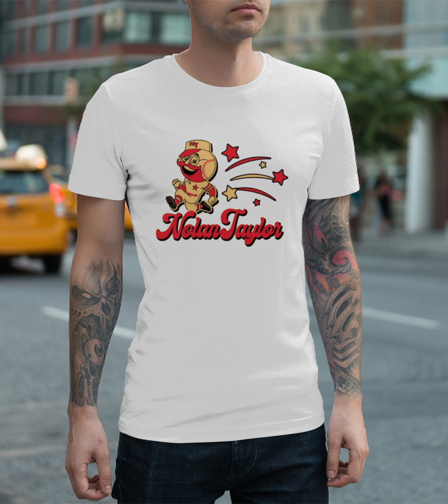 Nolan Taylor MT Mascot Stars Baseball T-Shirt