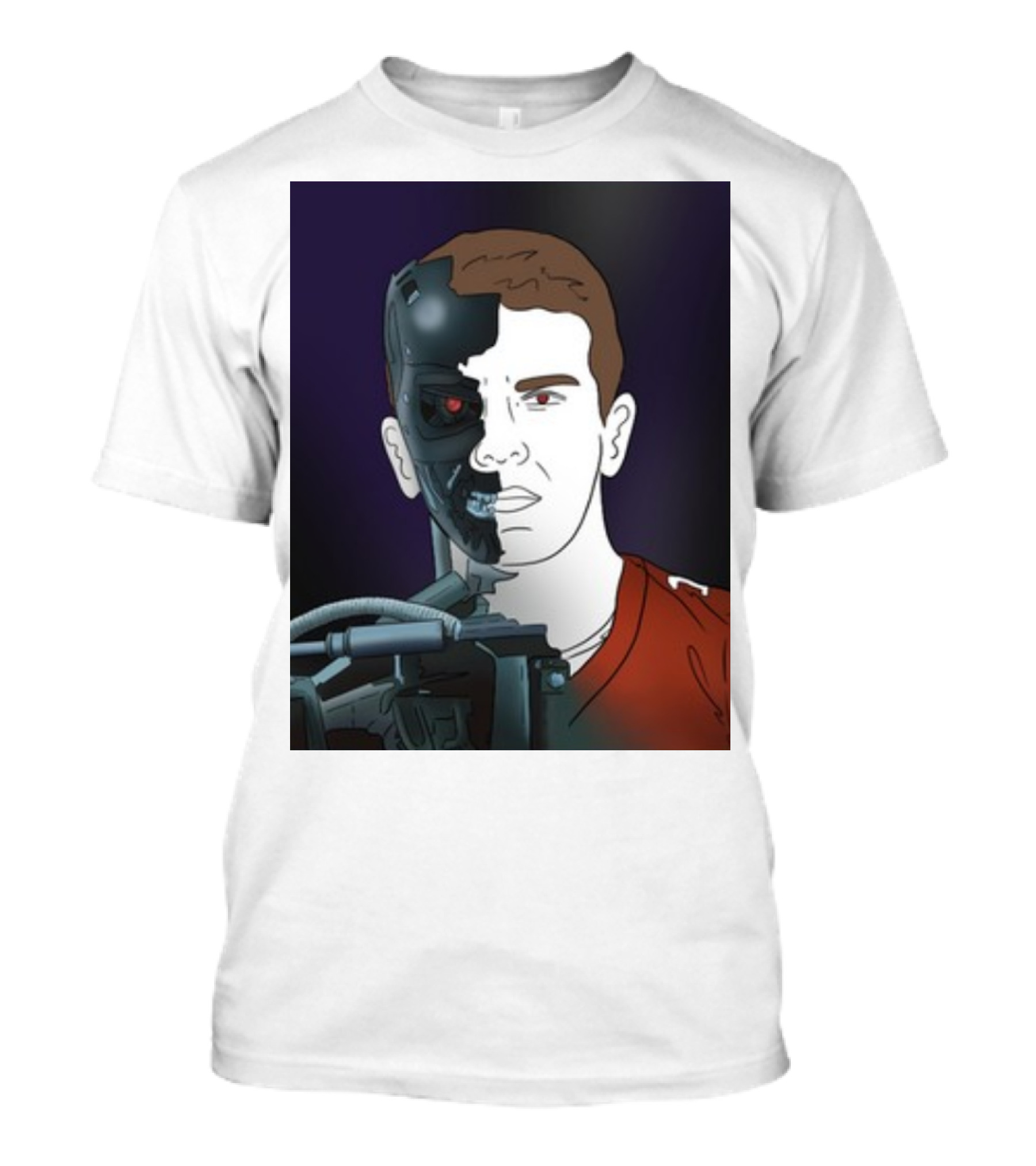 Day 17 Terminator Cyborg Purdy Quarterback Transformation T-Shirt
