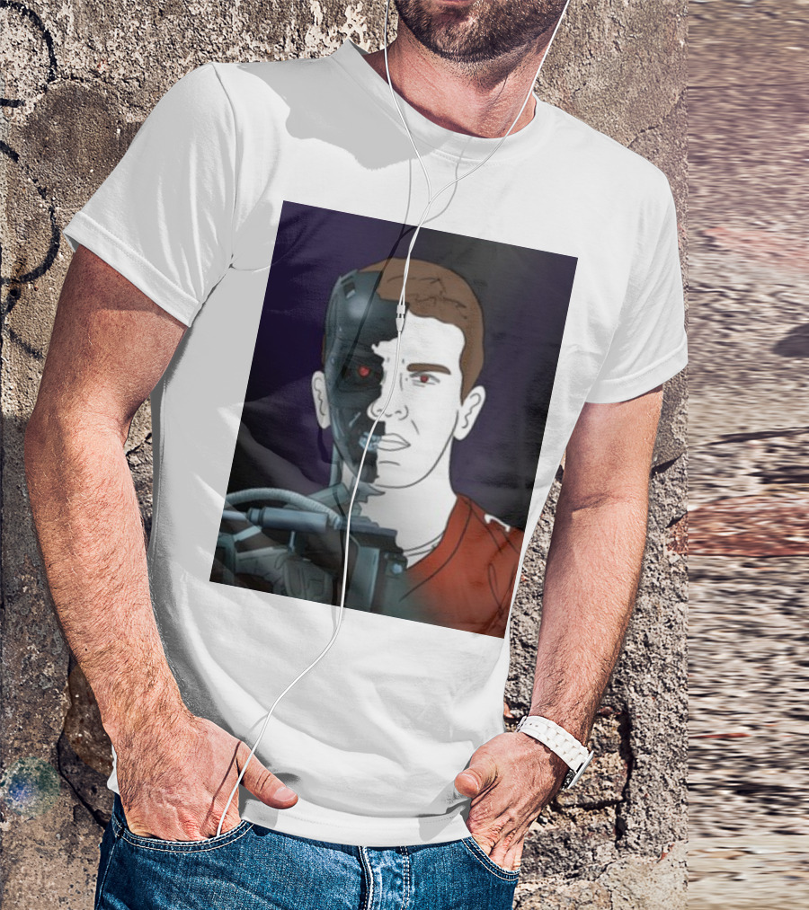Day 17 Terminator Cyborg Purdy Quarterback Transformation T-Shirt