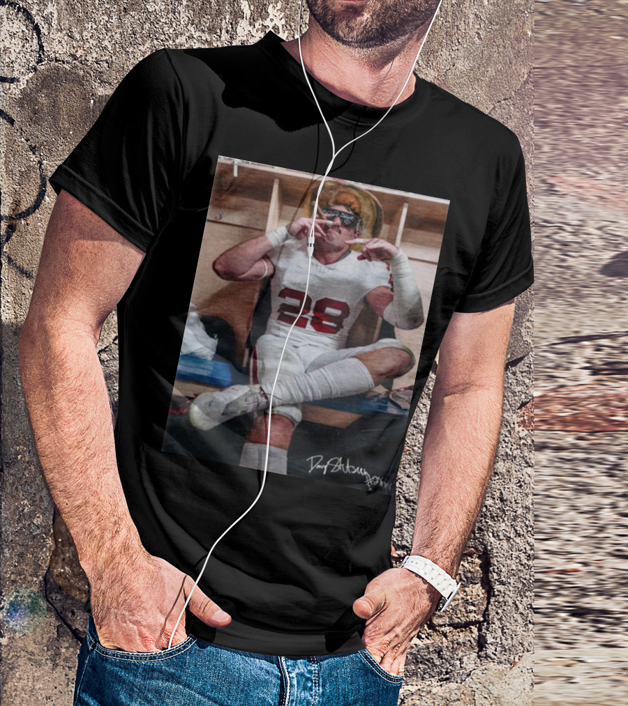 DannyStutsman Oklahoma Only Fears God Texas Fears Oklahoma Signed Football Locker Room Smoke T-Shirt