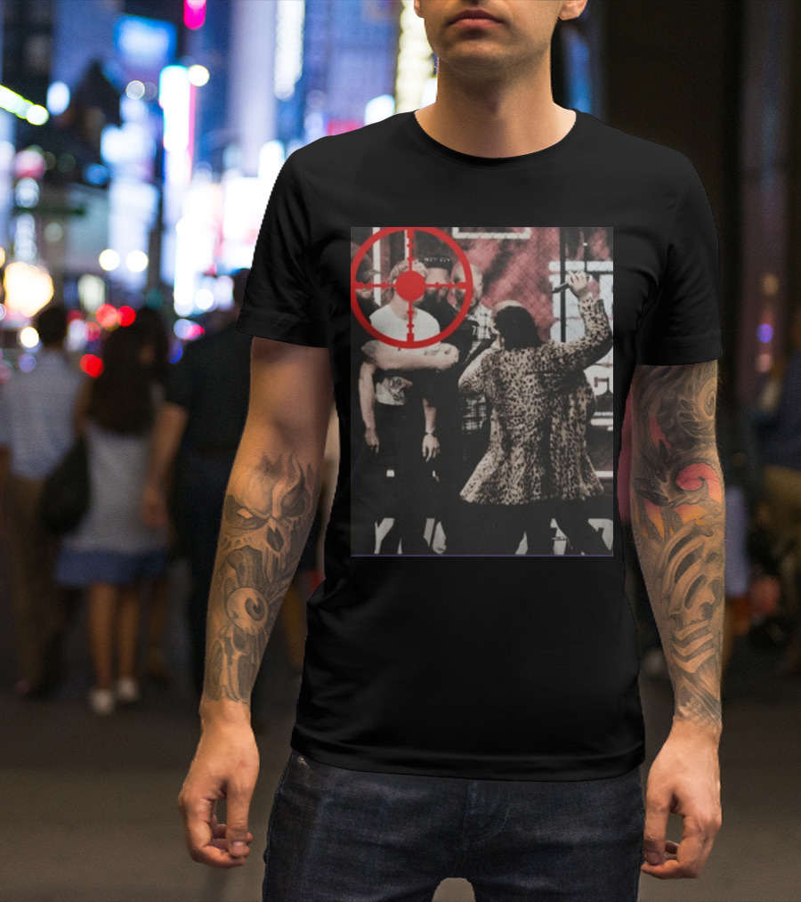 Limited Dillon Danis X Full Violence Bullseye Red Target Man Confrontation T-Shirt