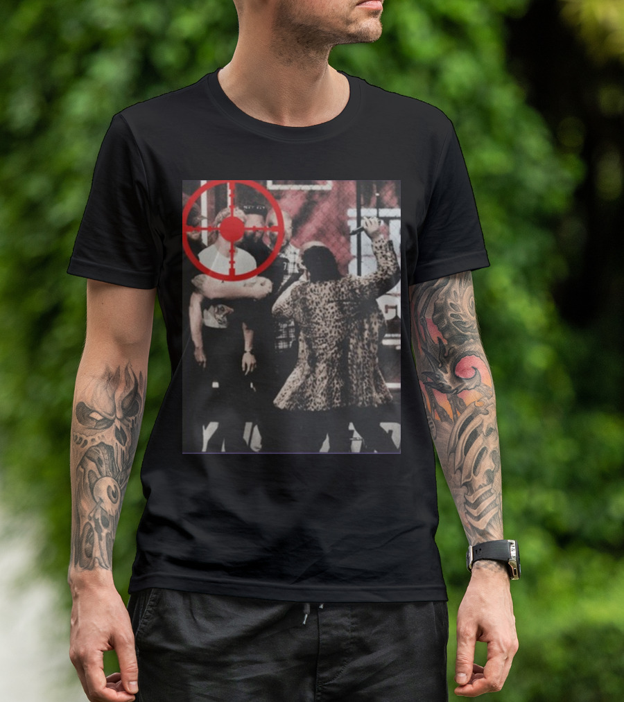 Limited Dillon Danis X Full Violence Bullseye Red Target Man Confrontation T-Shirt