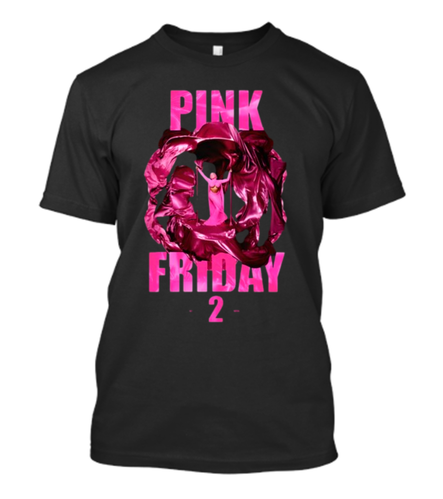 Pink Friday 2 Alternative Cover Pink Draped Figure Centered T-Shirt