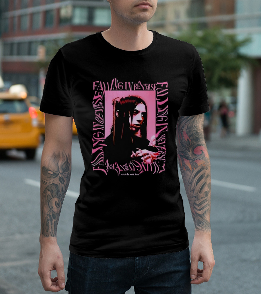 Falling In Reverse Watch The World Burn Melting Idol T-Shirt