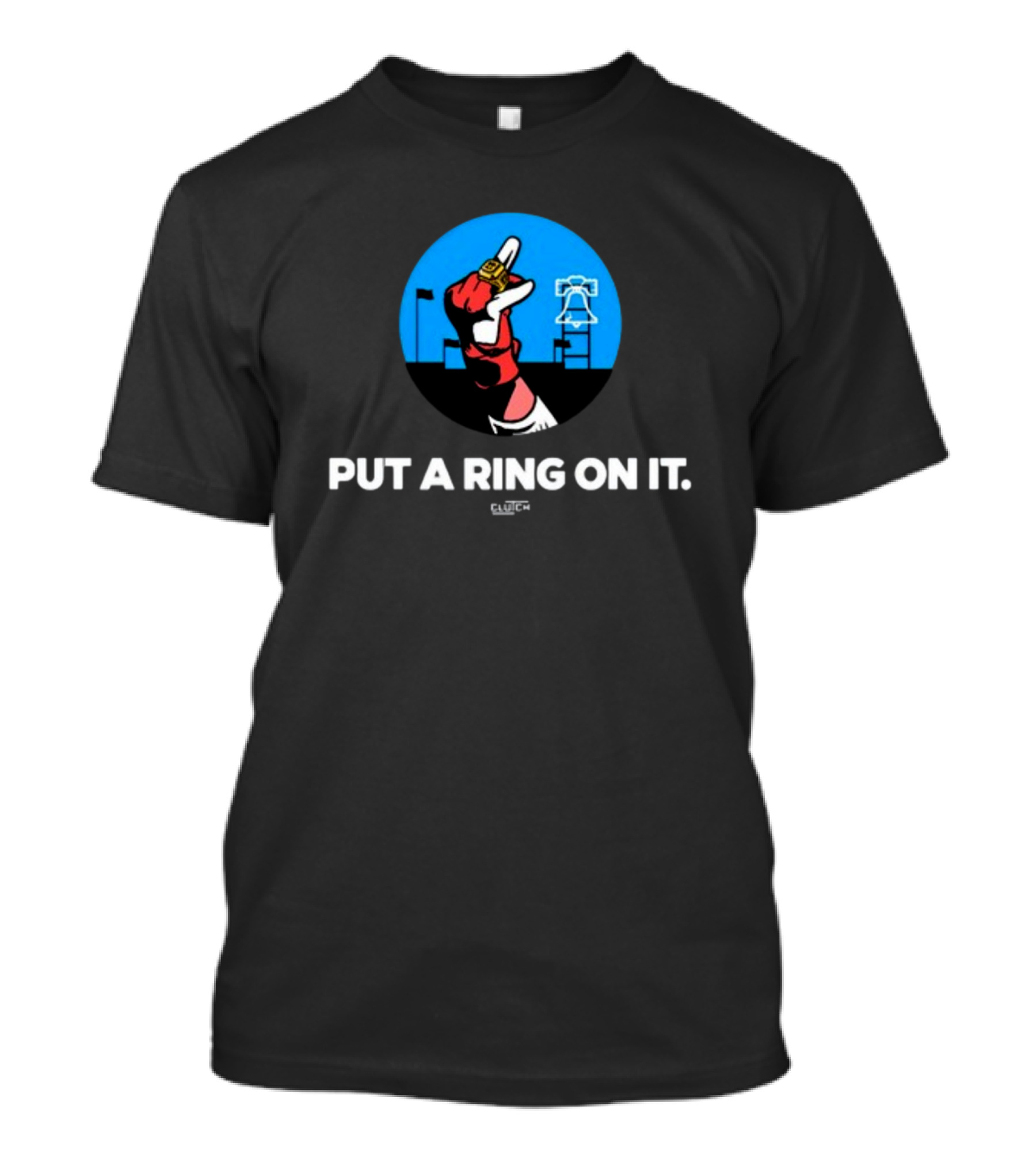 Philadelphia Put A Ring On It Liberty Bell Championship Glove T-Shirt