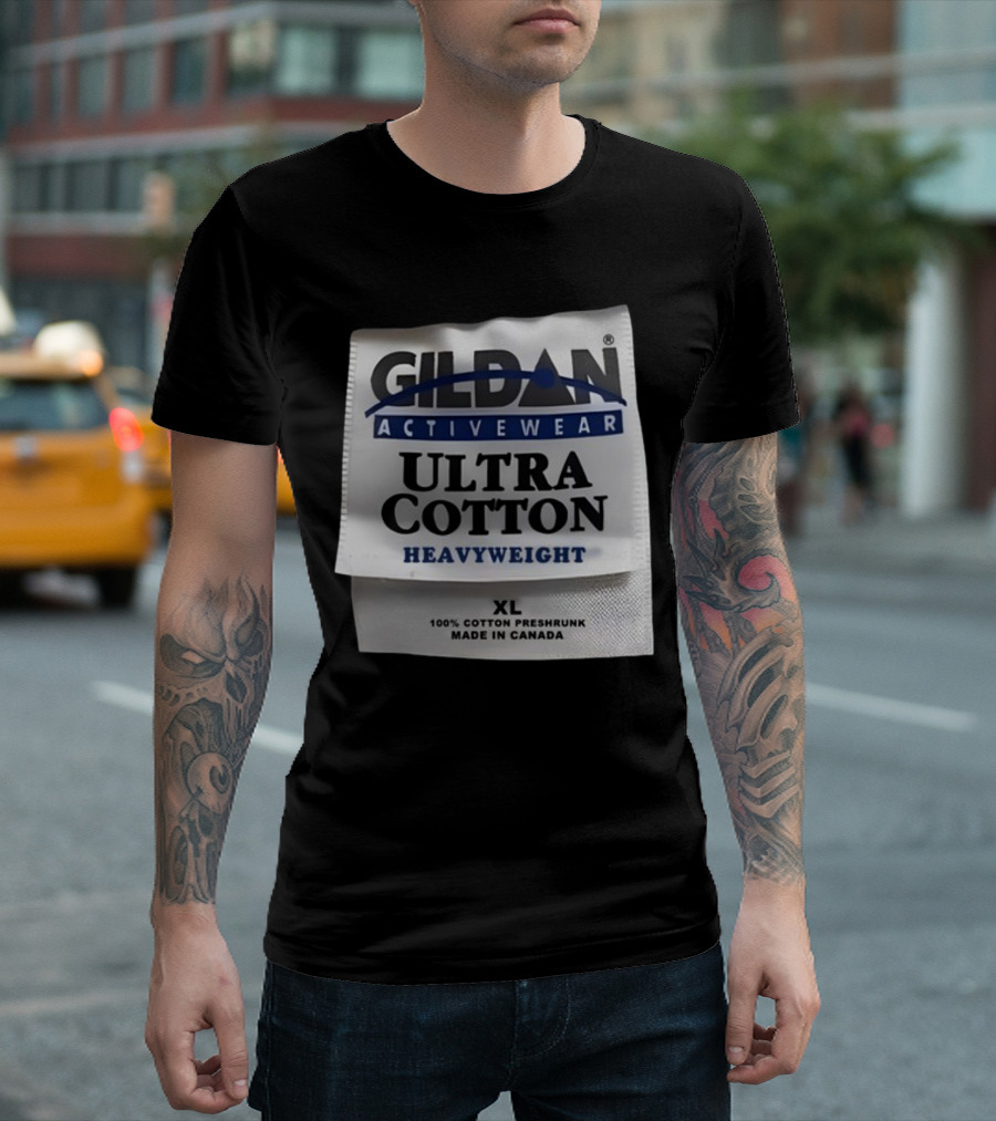 Listenupnerds The Big Gildan Activewear Ultra Cotton Heavyweight Tag XL Canada T-Shirt
