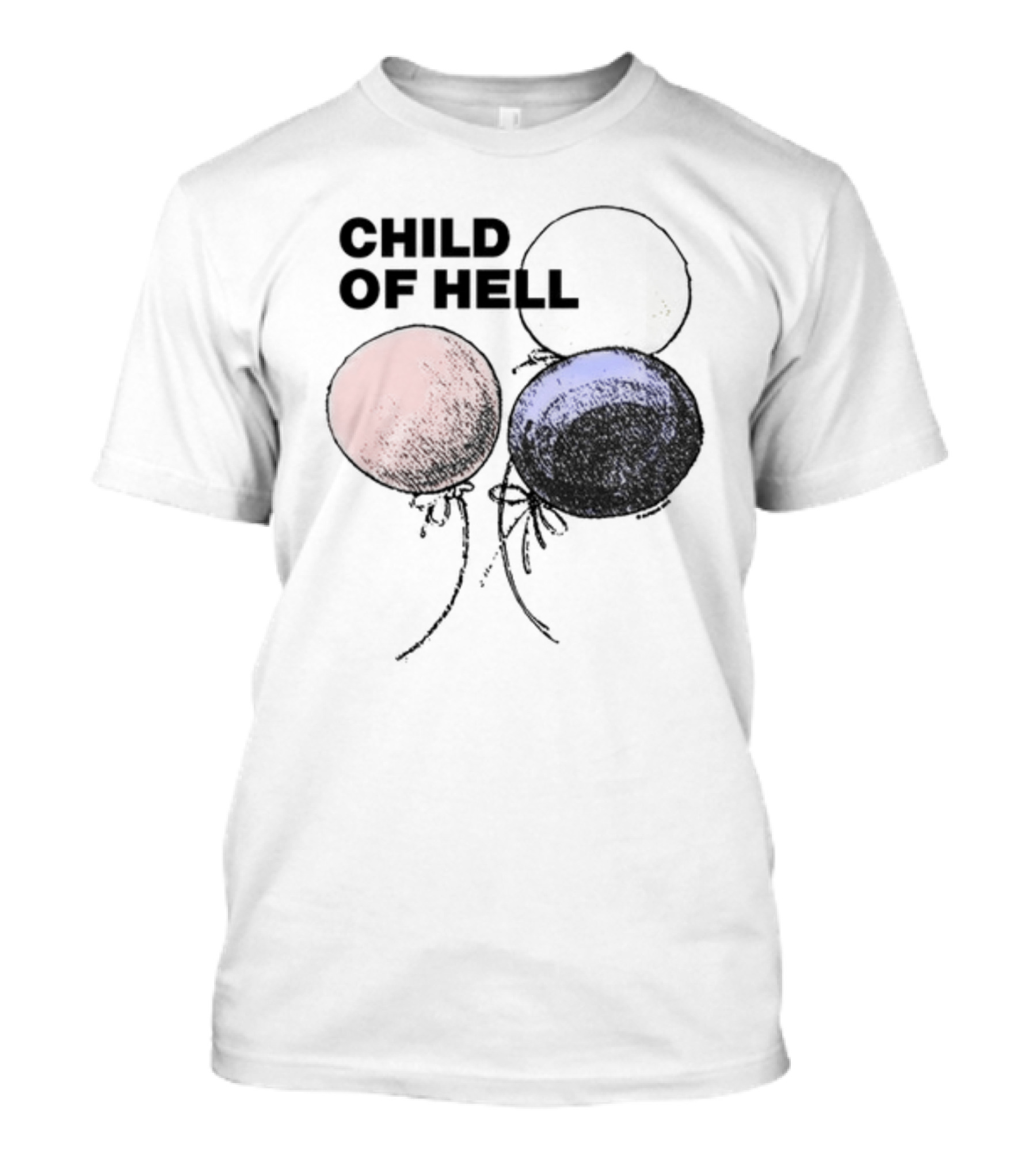 Child Of Hell Floating Balloons Dark T-Shirt