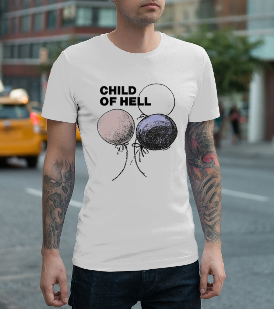 Child Of Hell Floating Balloons Dark T-Shirt
