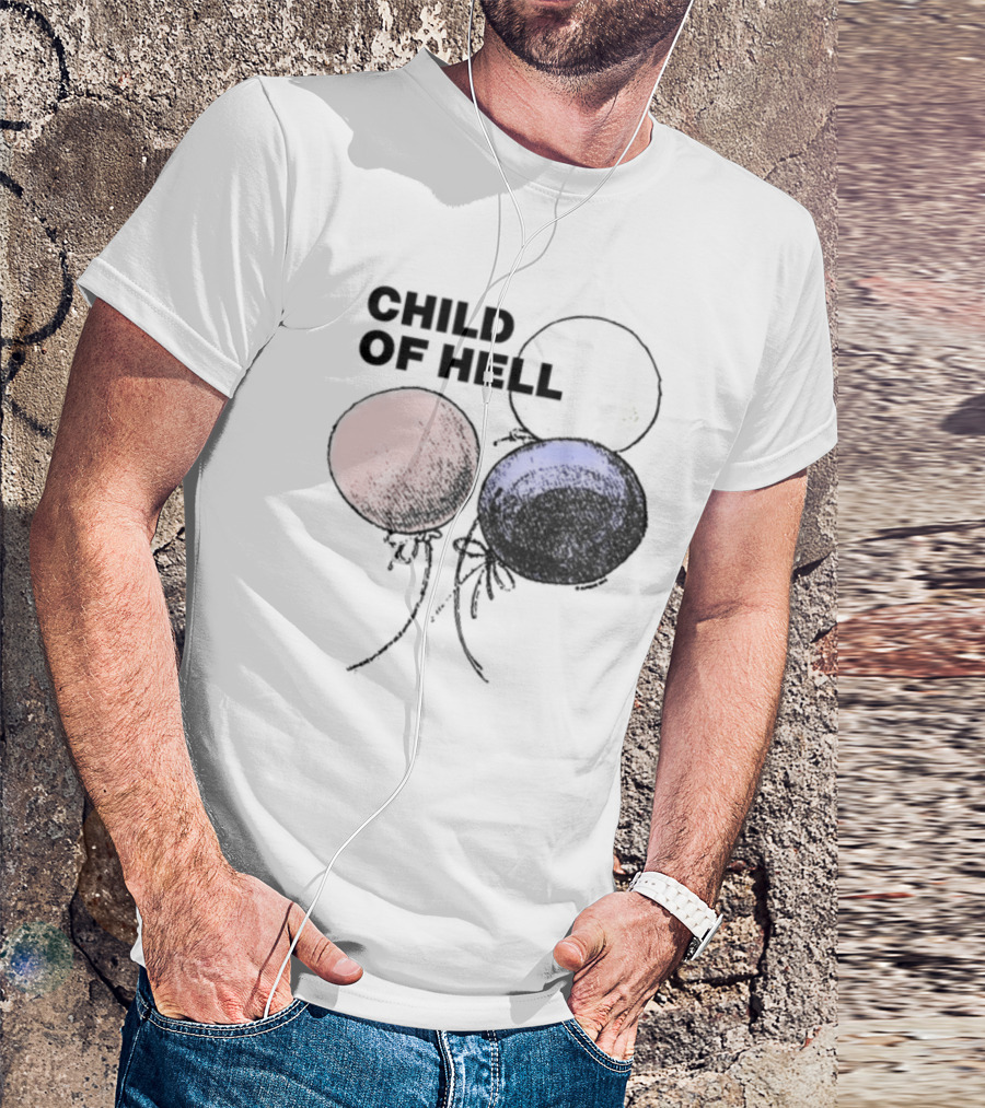 Child Of Hell Floating Balloons Dark T-Shirt