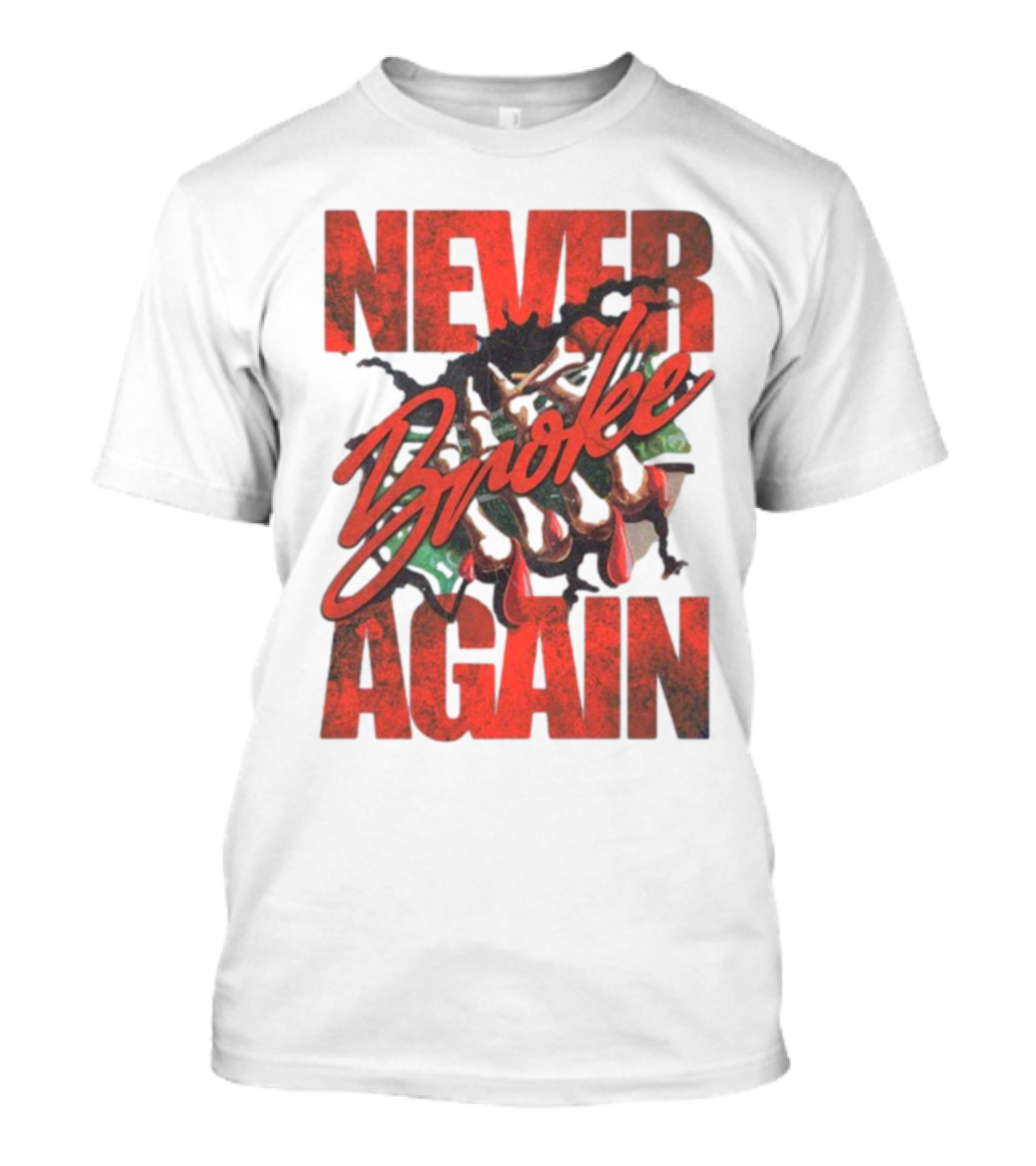 Never Broke Again YB Money Seafoam T-Shirt
