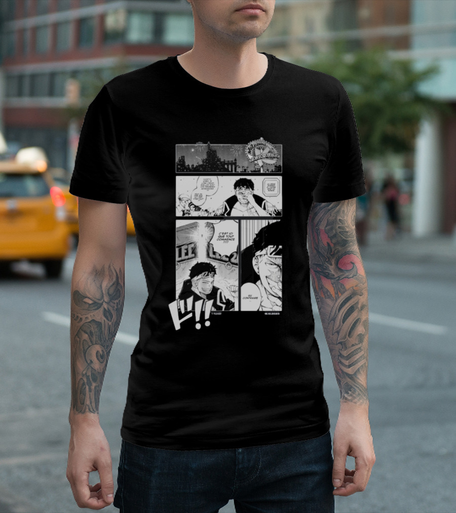Karmine Corp Piece Of History Manga Comic Scene Chapter₪7 T-Shirt