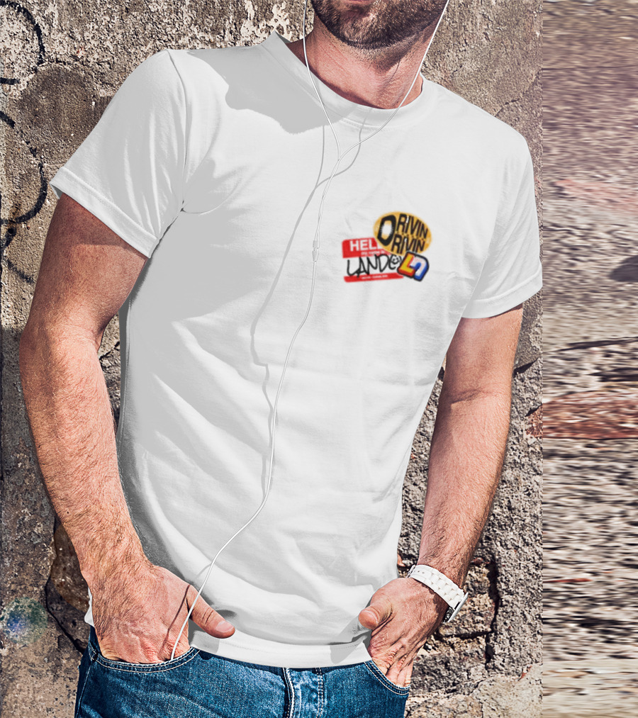 Hello My Name Is Lando Drivin' Drivin' Race 100 L7 T-Shirt