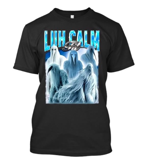 Notsafeforwear Luh Calm Fit Ice Phantom Figures T-Shirt