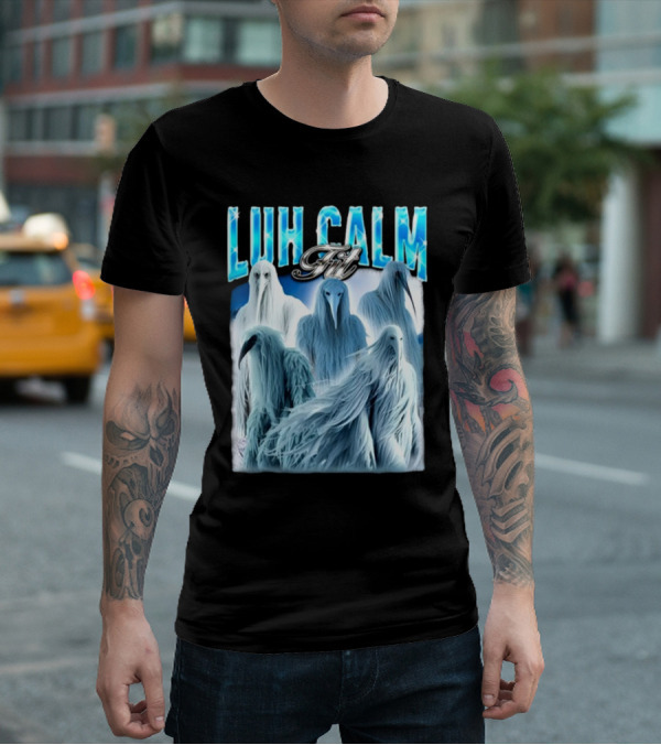 Notsafeforwear Luh Calm Fit Ice Phantom Figures T-Shirt