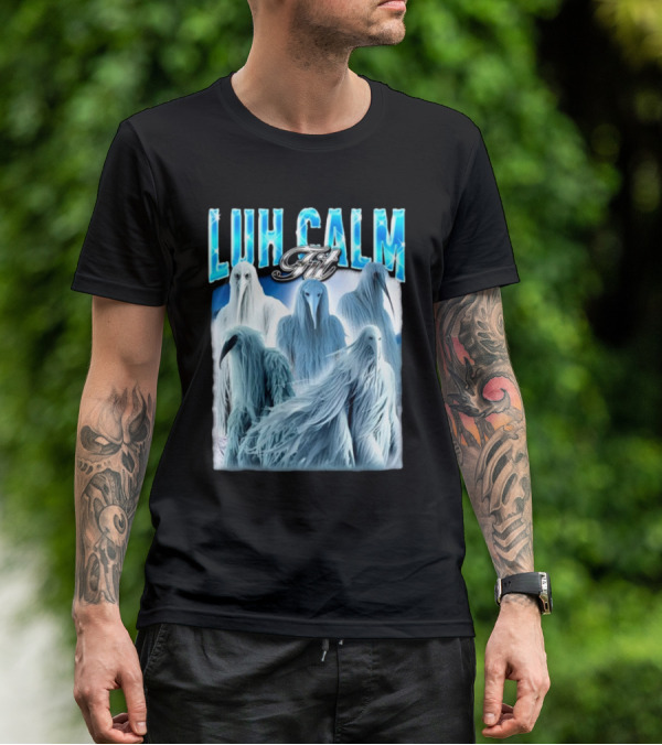 Notsafeforwear Luh Calm Fit Ice Phantom Figures T-Shirt