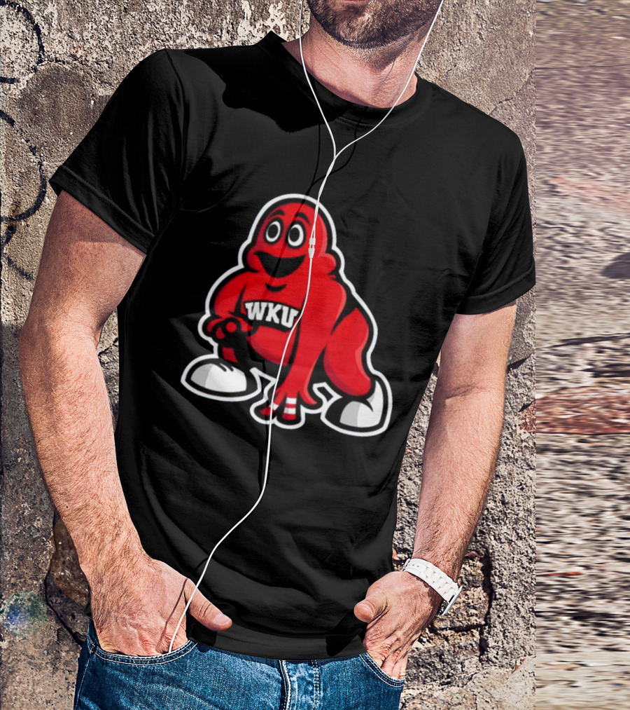 WKU Big Red Linemen Character T-Shirt