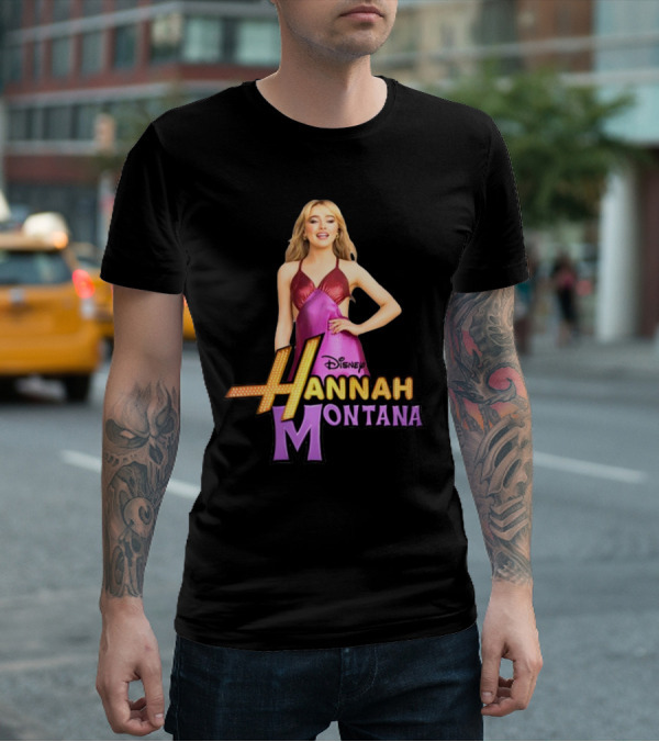 Disney Hannah Montana Sabrina Carpenter Iconic Crossover T-Shirt