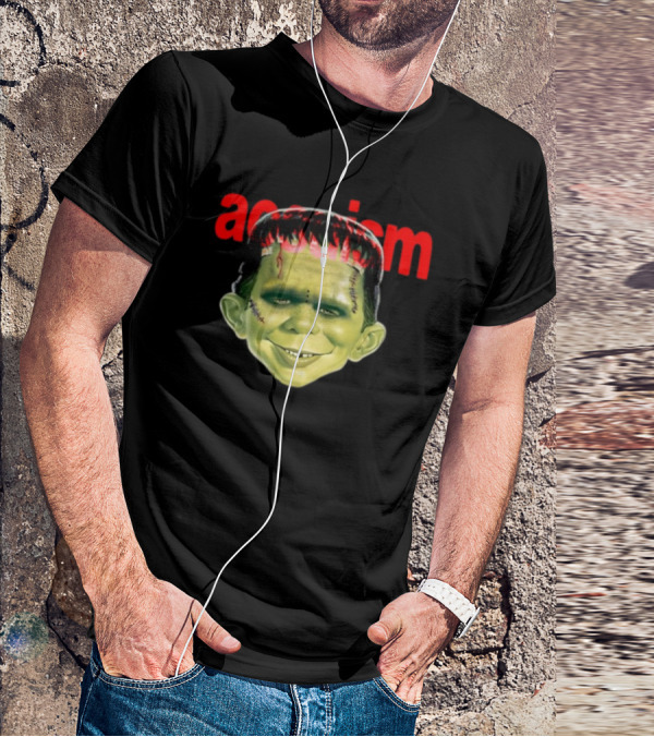 Aosuism Madd Halloween Frankenstein Monster Face T-Shirt