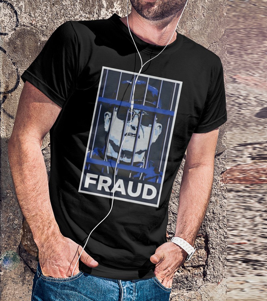 Harbaugh Behind Bars Fraud T-Shirt