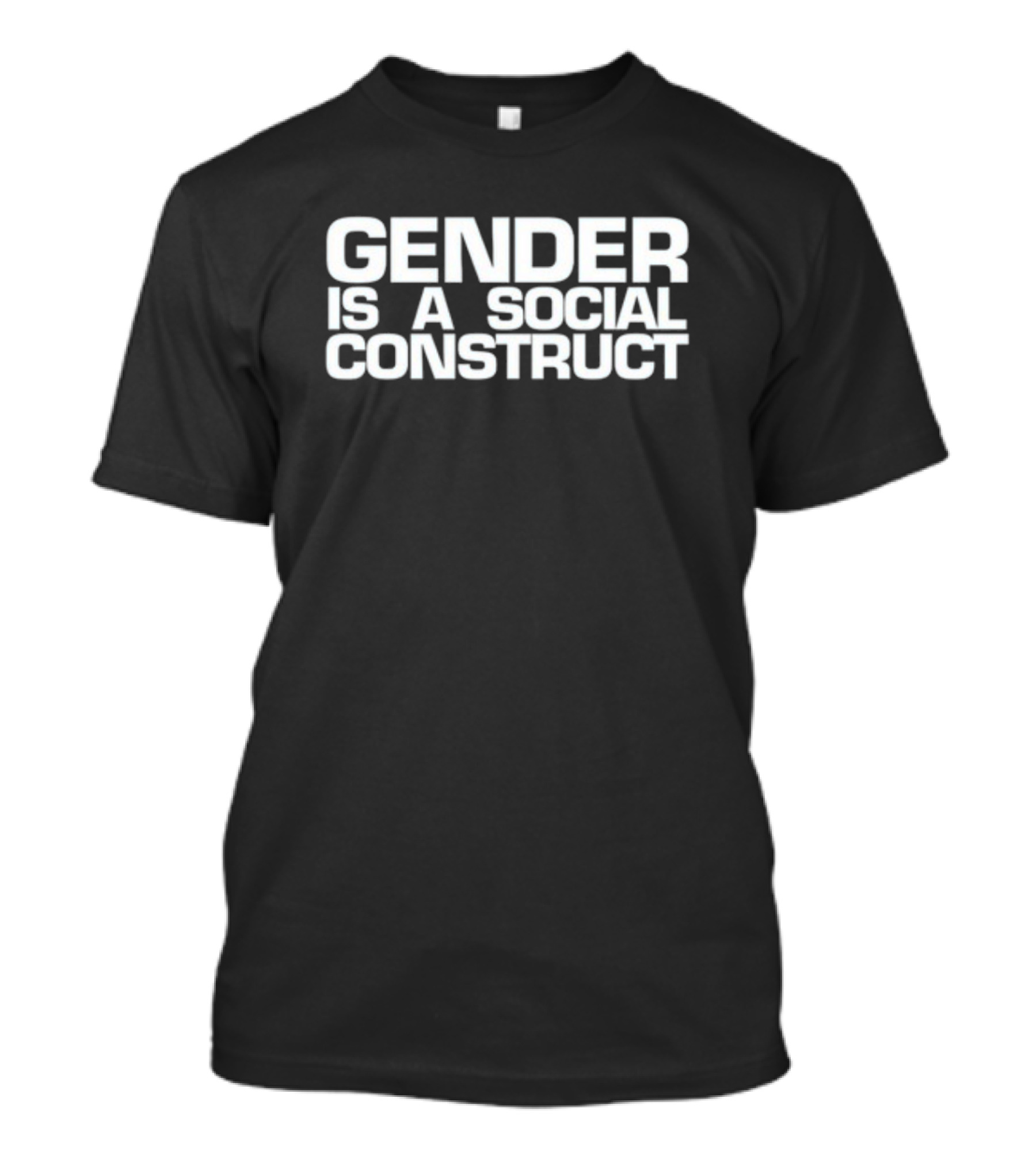 The Phluid Project Gender Is A Social Construct Black T-Shirt