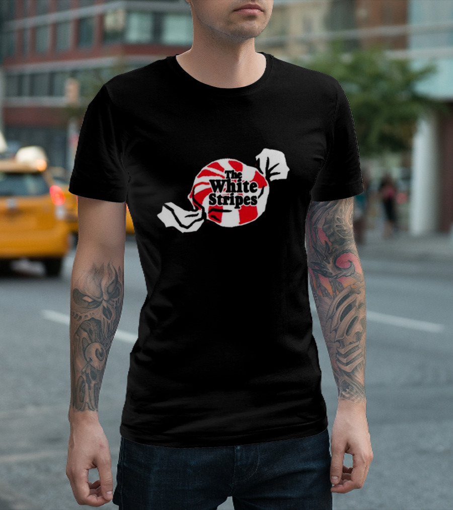 Whitestripesstore The White Stripes Peppermint Candy T-Shirt