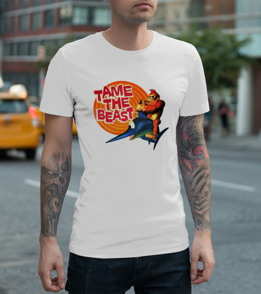 Donkey Kong Country SNES Tame The Beast Promo T-Shirt