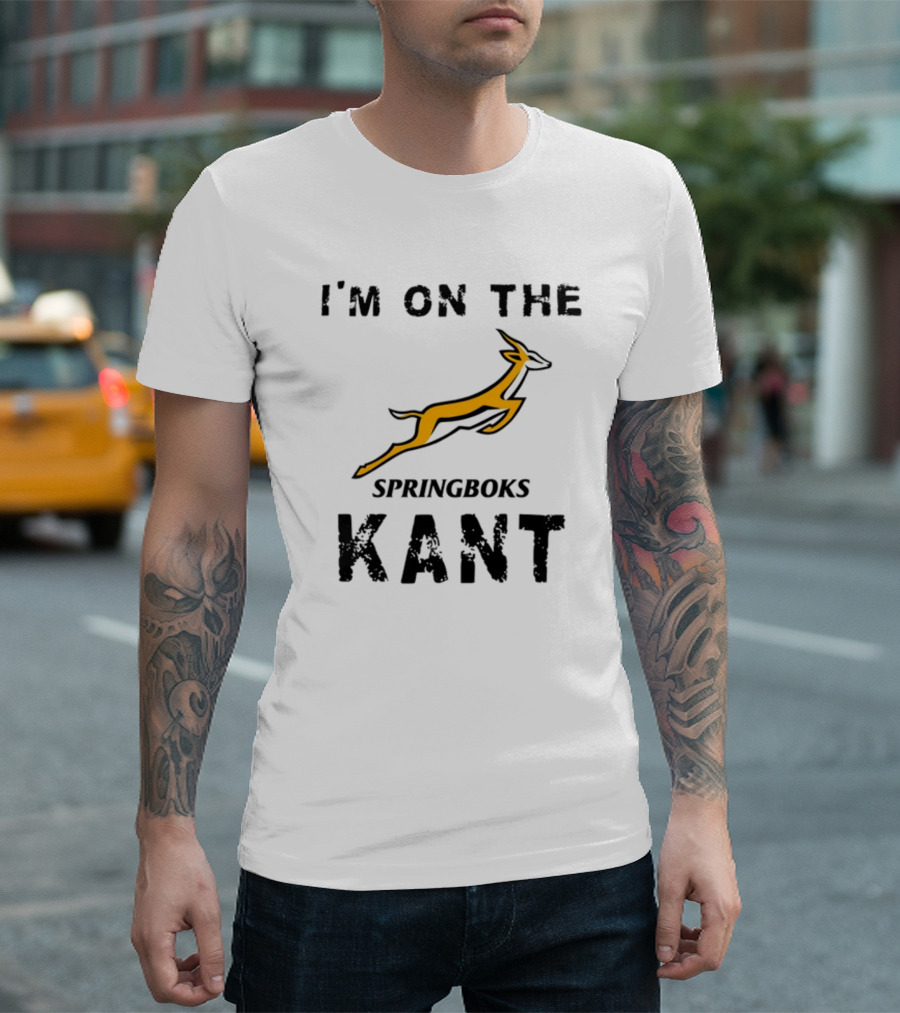 I'm On The Springboks Kant Rugby Fan Iconic T-Shirt
