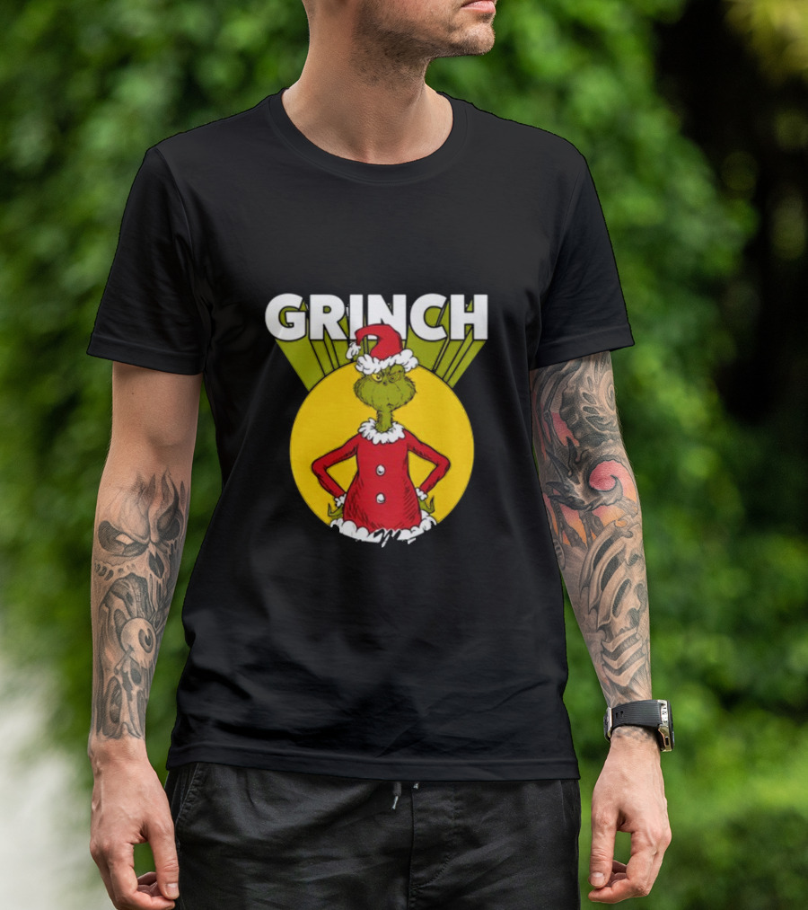 Junior's Dr. Seuss The Grinch You're A Mean One Christmas T-Shirt