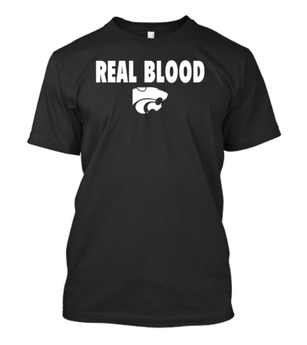 K-State Basketball Real Blood Wildcats T-Shirt