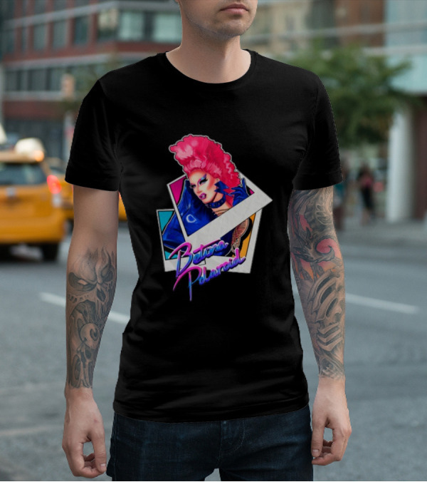 Betina Polaroid Vibrant Drag Persona In T-Shirt
