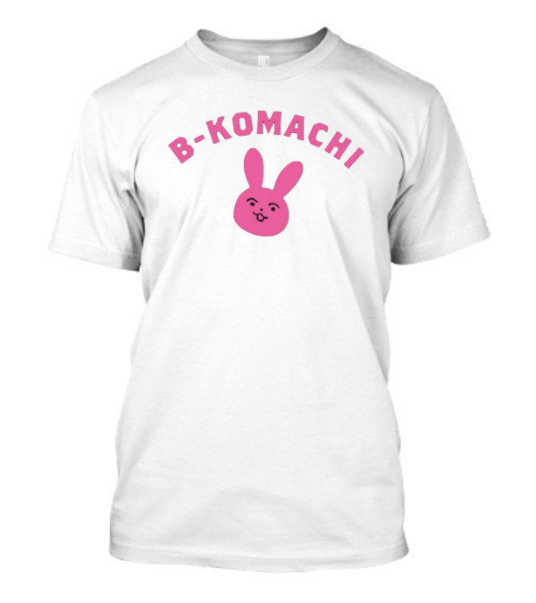 B-Komachi Pink Bunny Face T-Shirt