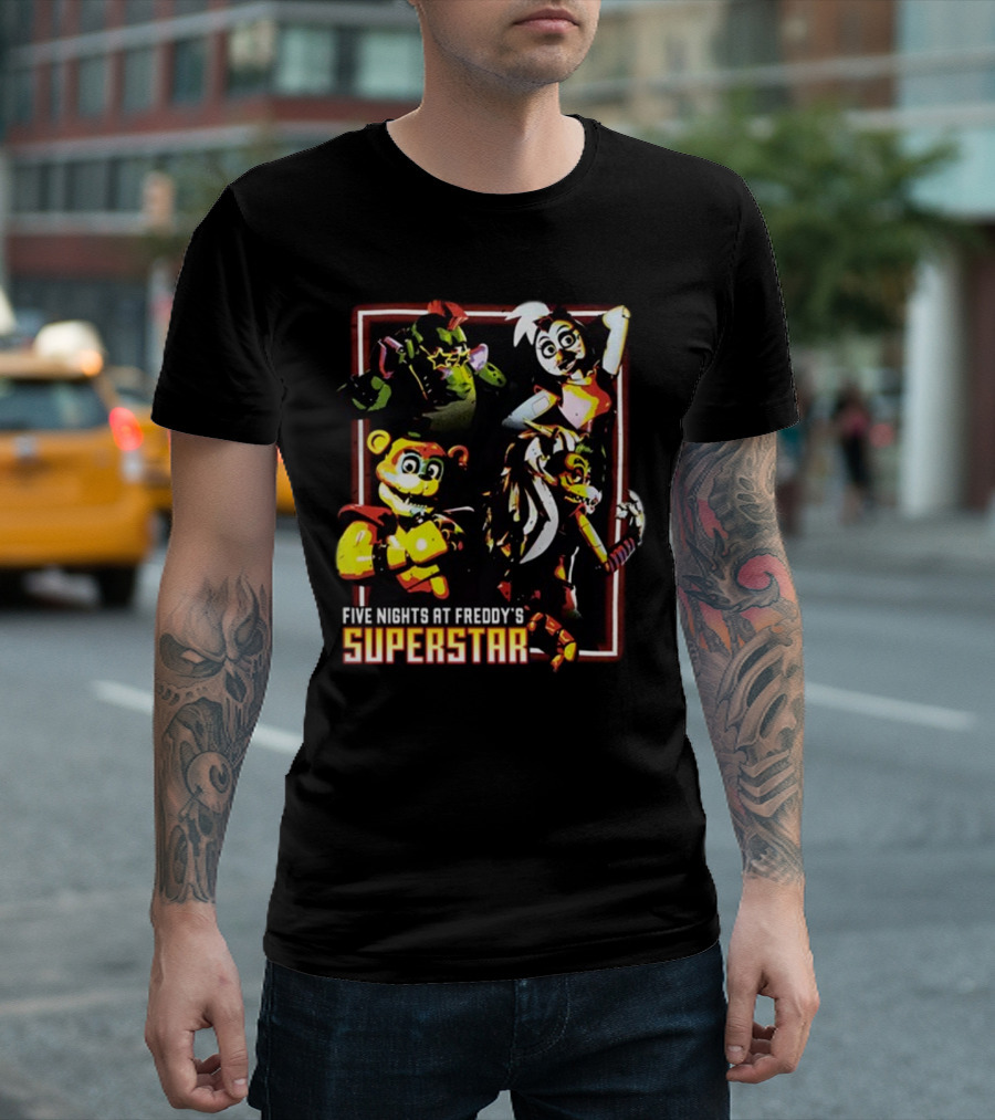 Five Nights At Freddy's Superstar Characters T-Shirt