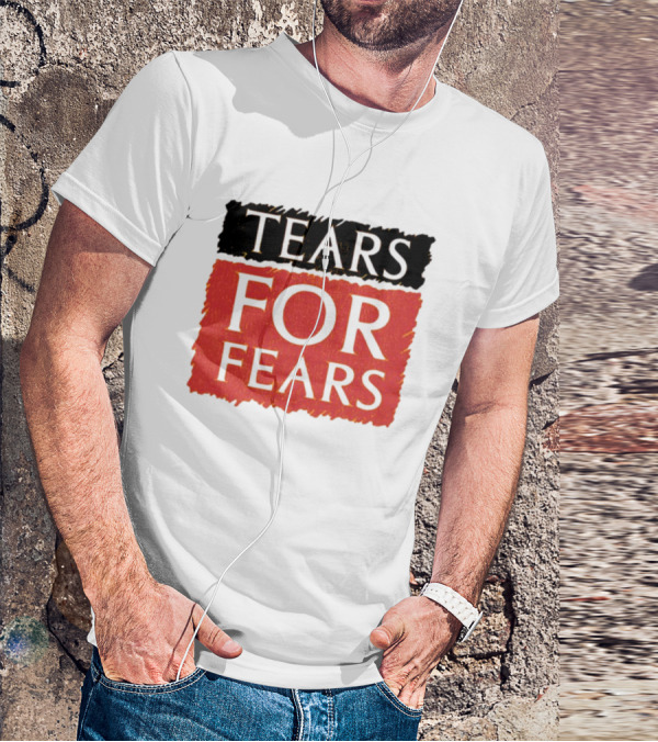 TEARS FOR FEARS Iconic Logo On Black T-Shirt
