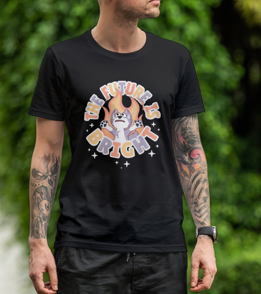 0Foxshop The Future Is Bright T-Shirt