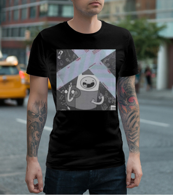 Flinn X Uzi Goofyahhtees Adventure Time Mashup T-Shirt