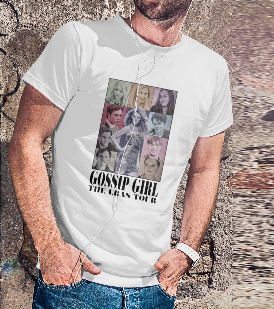 Gossip Girl The Eras Tour Featuring Iconic Cast Collage T-Shirt