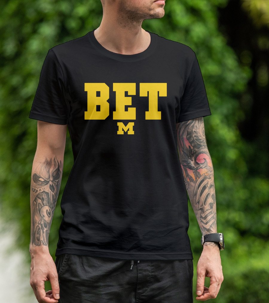 BET M Michigan Football T-Shirt