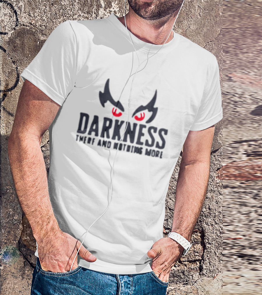 Lamar Jackson Darkness There And Nothing More Red Eyes T-Shirt