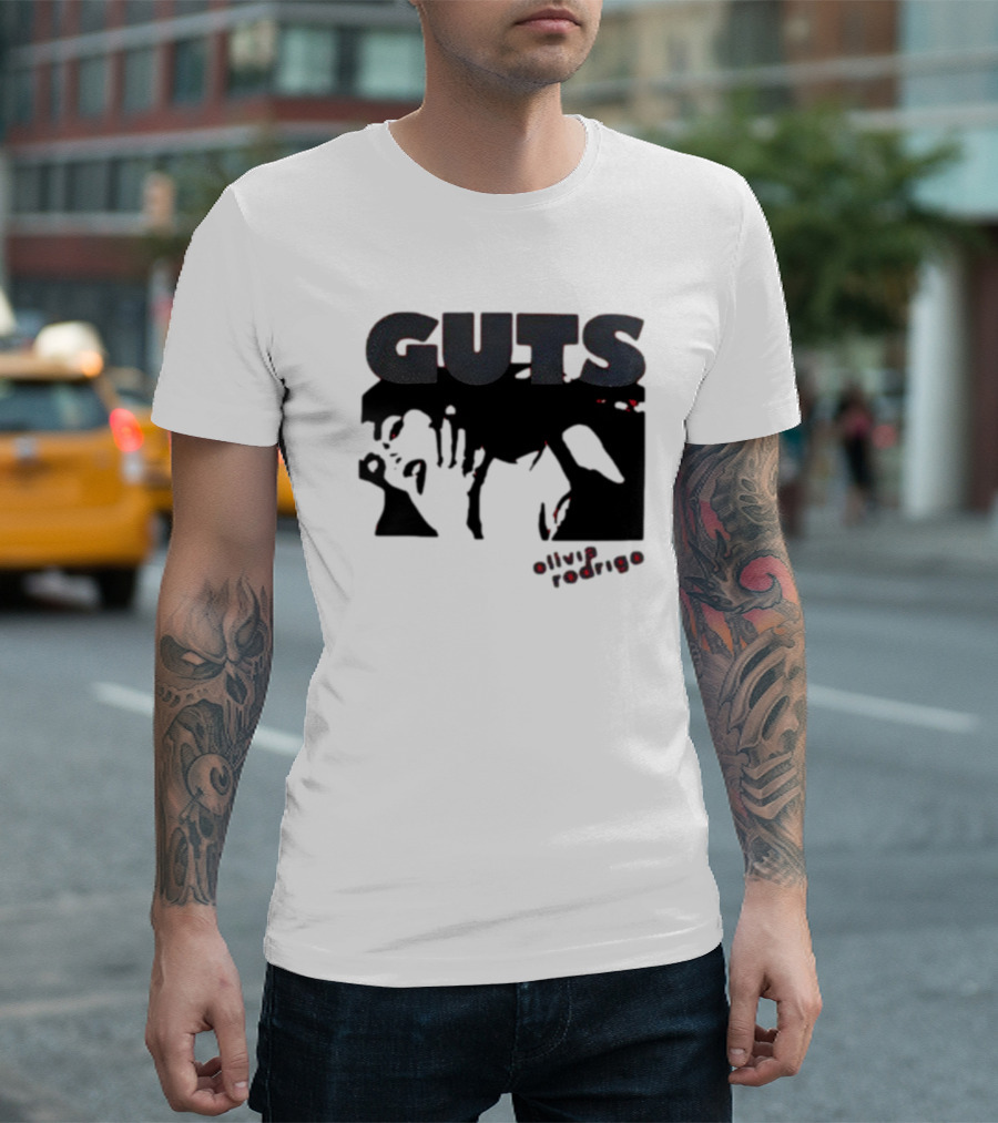 Guts Red Glittering Shadowy T-Shirt