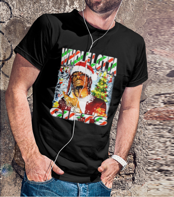 Whole Lotta Gifts Christmas Santa T-Shirt