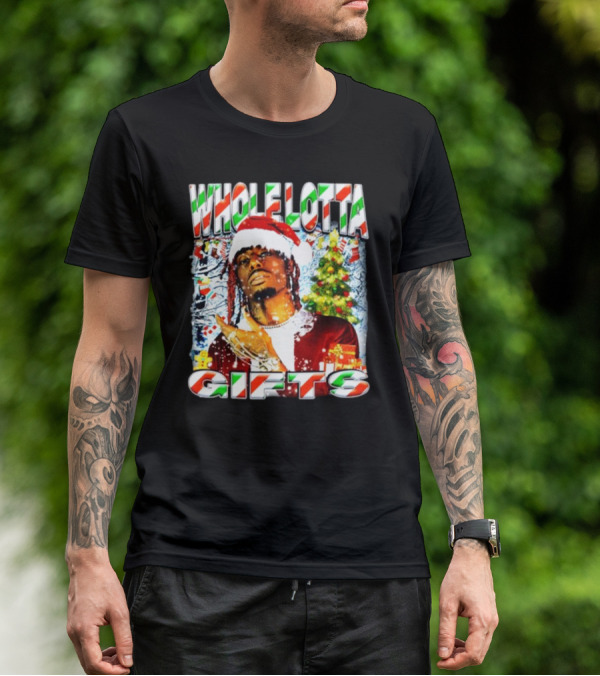 Whole Lotta Gifts Christmas Santa T-Shirt