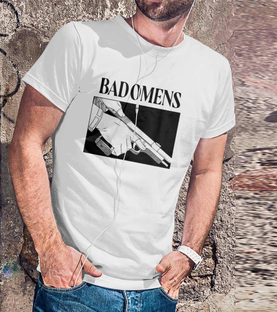 Bad Omens What's The Difference Between A God And Gun Hands Holding Gun T-Shirt