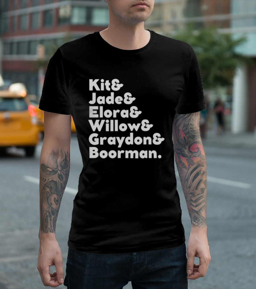 Kit Jade Elora Willow Graydon Boorman Willow TV Show Character List T-Shirt