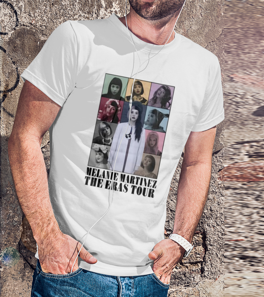 MELANIE MARTINEZ THE ERAS TOUR MULTICOLOR GRID PORTRAITS T-Shirt